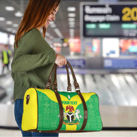 Custom Nigeria Cricket Travel Bag Go Yellow Greens - Wonder Print Shop