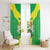 Custom Nigeria Cricket Window Curtain Go Yellow Greens - Wonder Print Shop