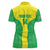 Custom Nigeria Cricket Women Polo Shirt Go Yellow Greens - Wonder Print Shop