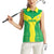 Custom Nigeria Cricket Women Sleeveless Polo Shirt Go Yellow Greens - Wonder Print Shop