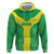 Custom Nigeria Cricket Zip Hoodie Go Yellow Greens - Wonder Print Shop
