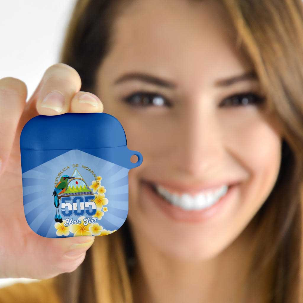 Personalized Nicaragua Independence Day AirPods Case 505 Proud Guardabarranco Sacuanjoche - Wonder Print Shop