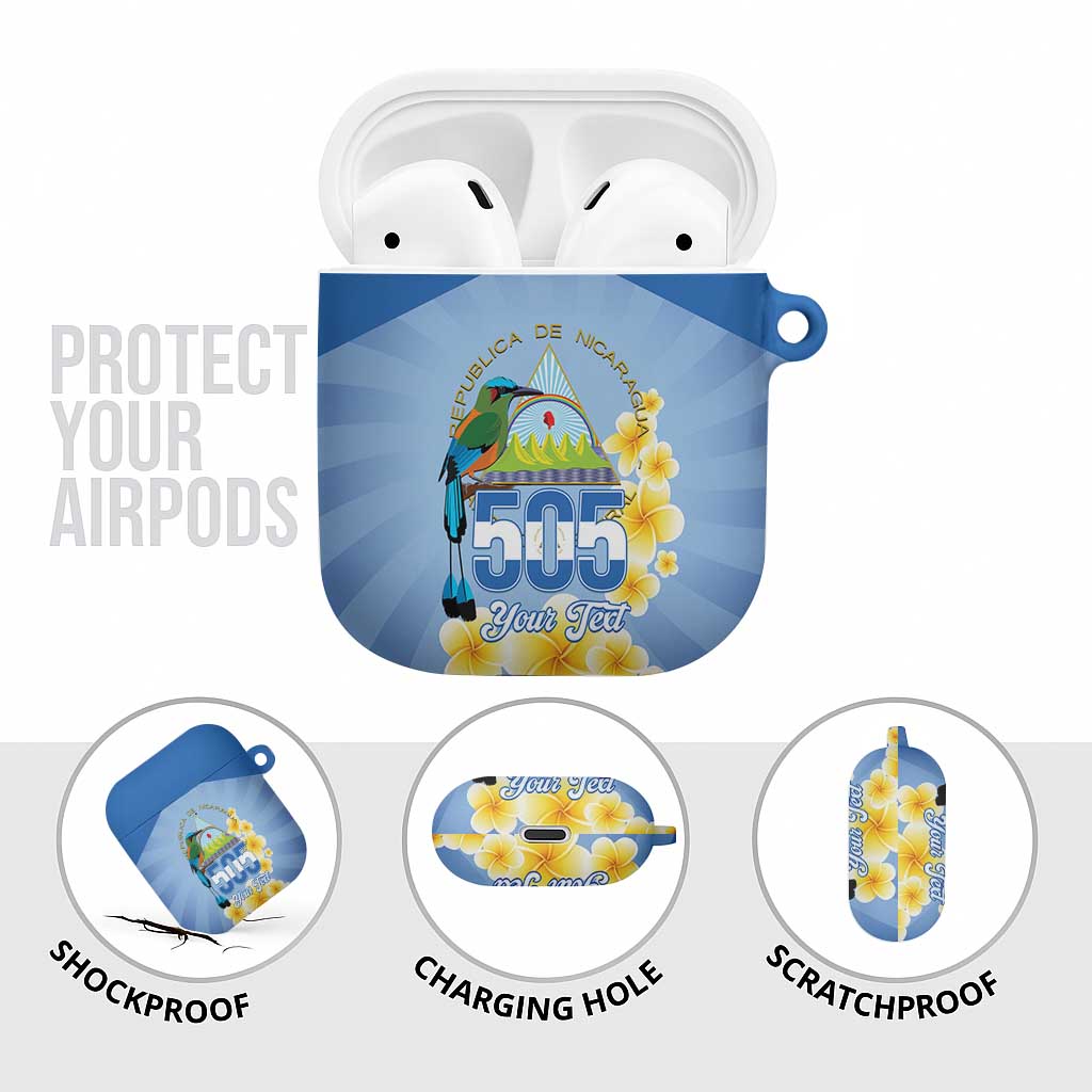 Personalized Nicaragua Independence Day AirPods Case 505 Proud Guardabarranco Sacuanjoche - Wonder Print Shop
