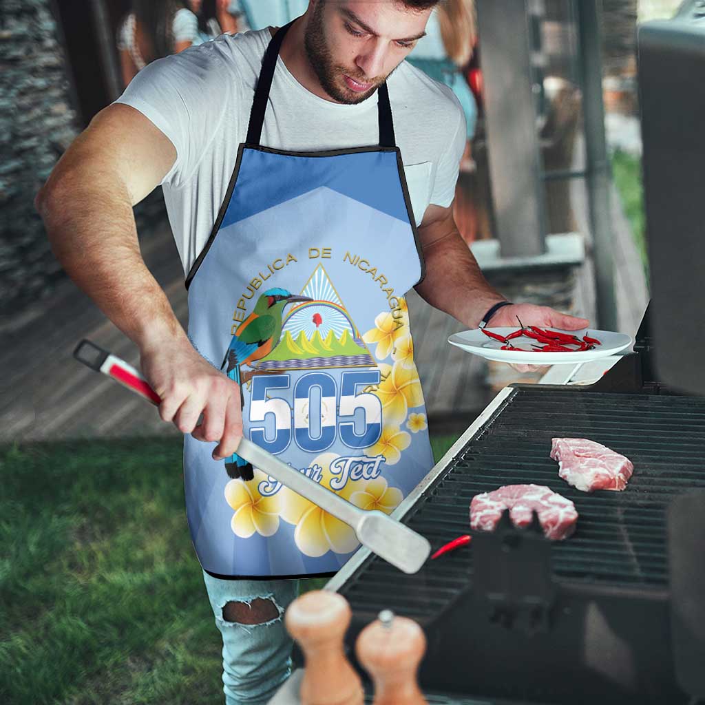 Personalized Nicaragua Independence Day Apron 505 Proud Guardabarranco Sacuanjoche - Wonder Print Shop