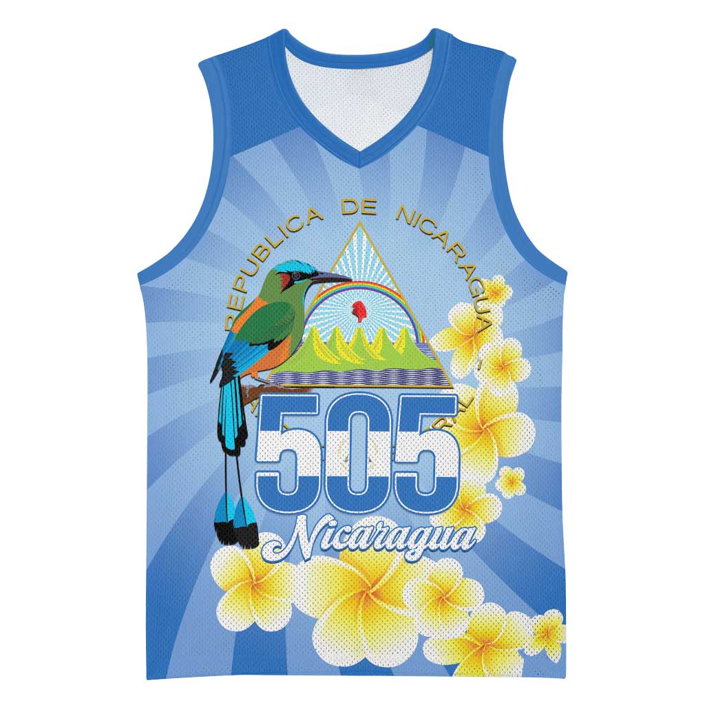 Personalized Nicaragua Independence Day Basketball Jersey 505 Proud Guardabarranco Sacuanjoche - Wonder Print Shop