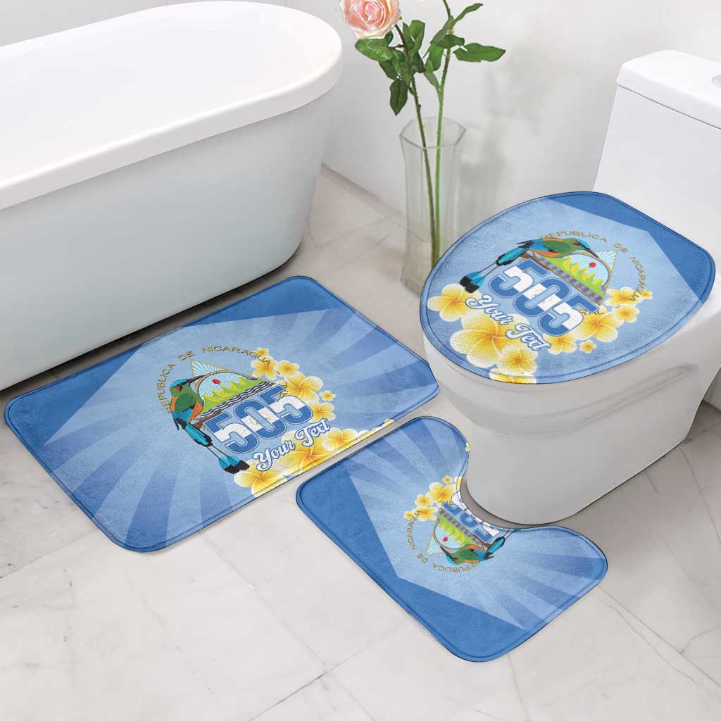 Personalized Nicaragua Independence Day Bathroom Set 505 Proud Guardabarranco Sacuanjoche - Wonder Print Shop