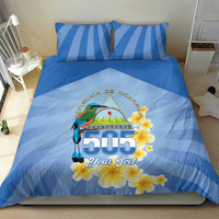 Personalized Nicaragua Independence Day Bedding Set 505 Proud Guardabarranco Sacuanjoche - Wonder Print Shop