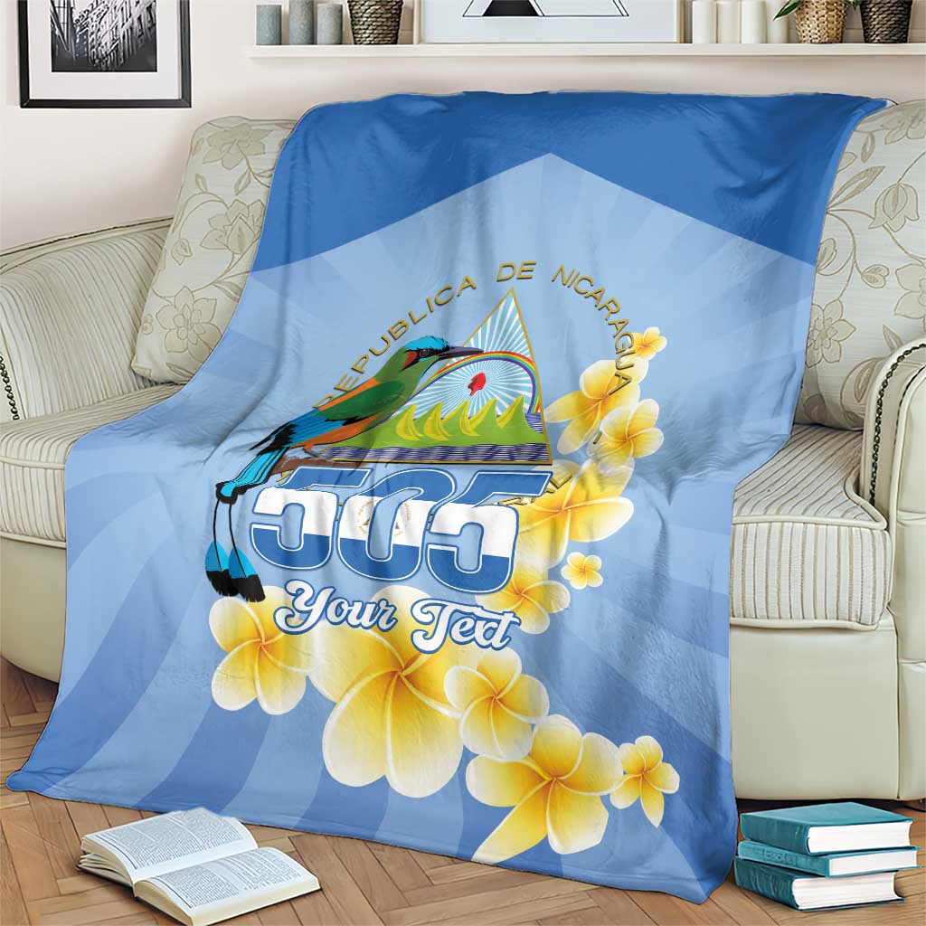 Personalized Nicaragua Independence Day Blanket 505 Proud Guardabarranco Sacuanjoche - Wonder Print Shop