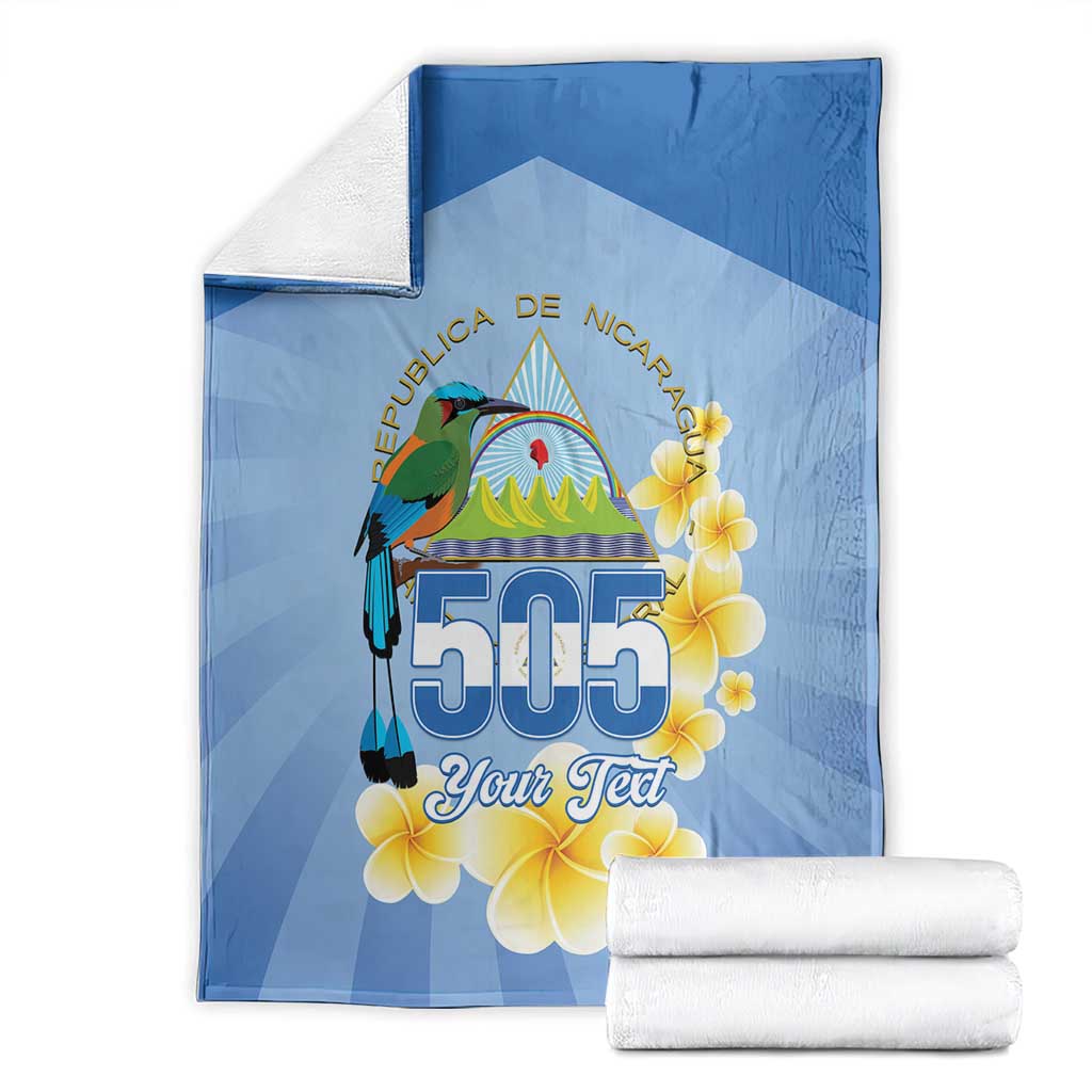 Personalized Nicaragua Independence Day Blanket 505 Proud Guardabarranco Sacuanjoche - Wonder Print Shop