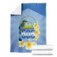 Personalized Nicaragua Independence Day Blanket 505 Proud Guardabarranco Sacuanjoche - Wonder Print Shop