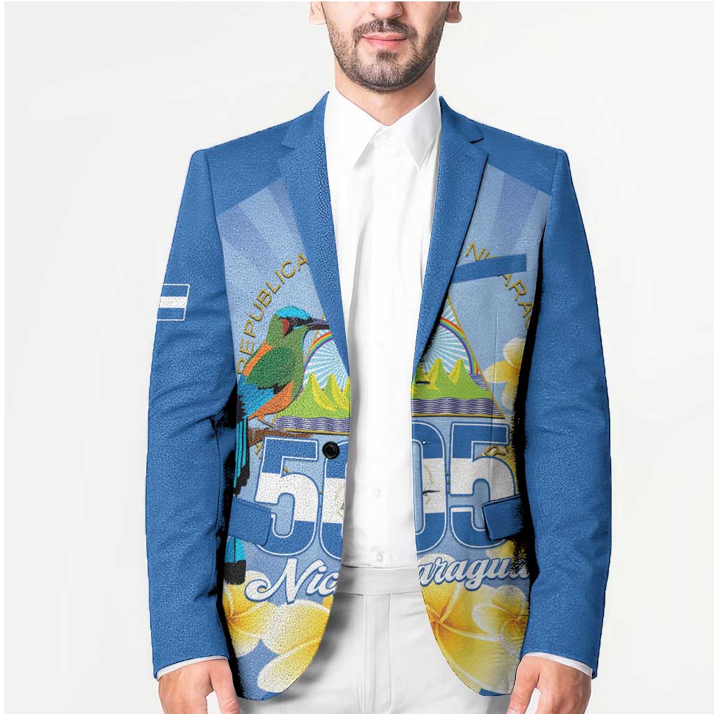 Personalized Nicaragua Independence Day Blazer 505 Proud Guardabarranco Sacuanjoche - Wonder Print Shop