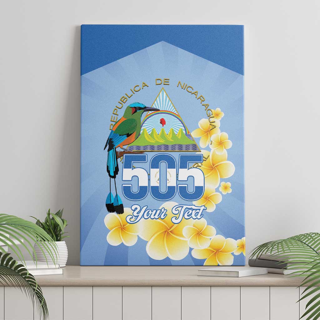 Personalized Nicaragua Independence Day Canvas Wall Art 505 Proud Guardabarranco Sacuanjoche - Wonder Print Shop