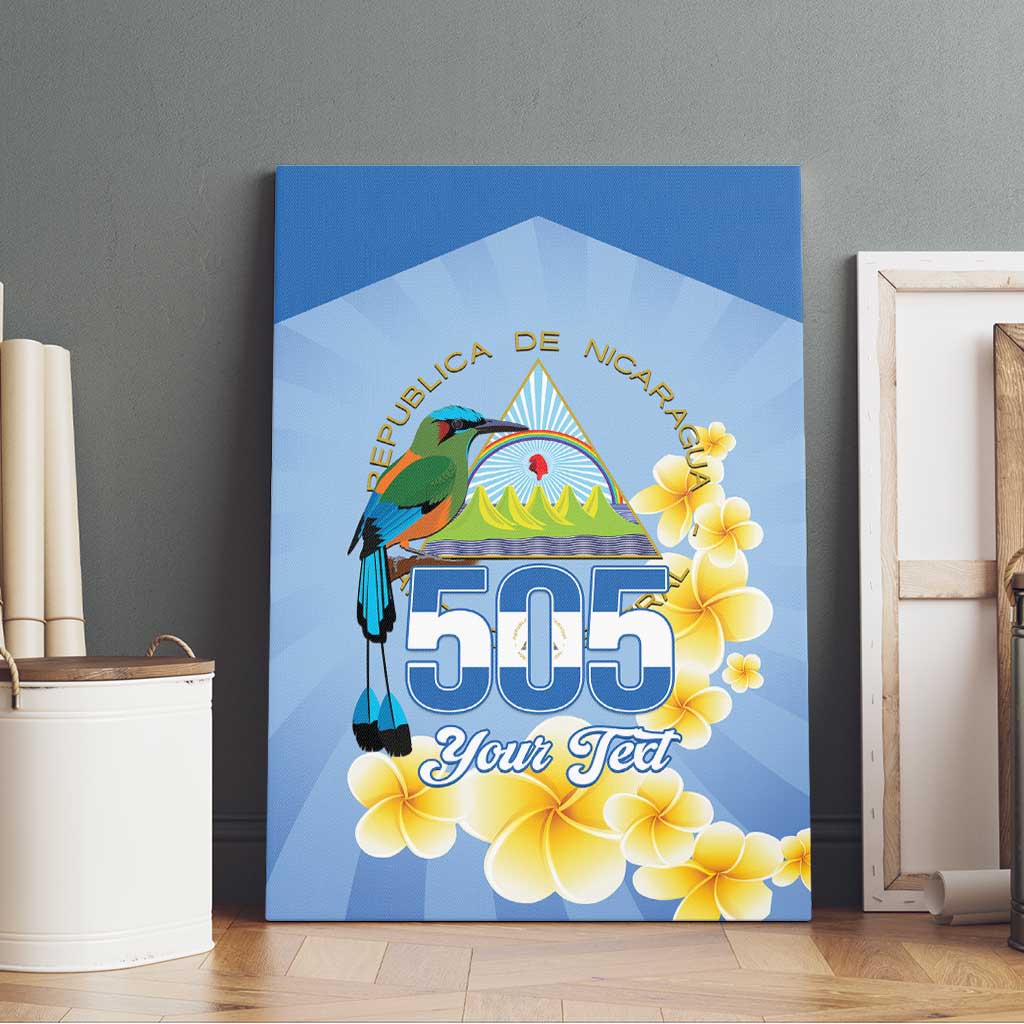 Personalized Nicaragua Independence Day Canvas Wall Art 505 Proud Guardabarranco Sacuanjoche - Wonder Print Shop