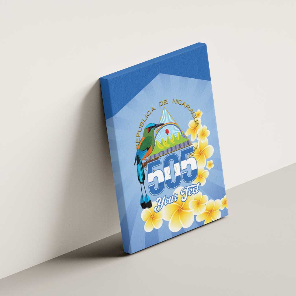 Personalized Nicaragua Independence Day Canvas Wall Art 505 Proud Guardabarranco Sacuanjoche - Wonder Print Shop