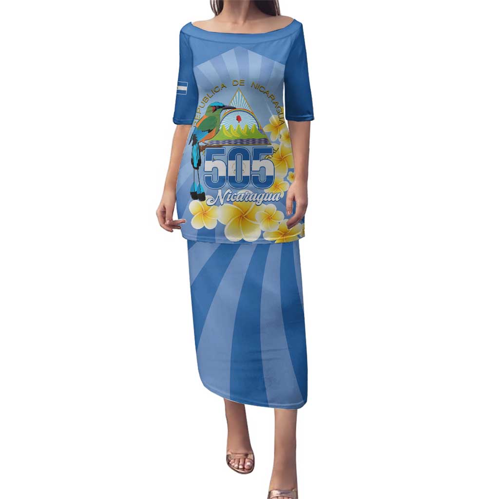 Personalized Nicaragua Independence Day Family Matching Puletasi and Hawaiian Shirt 505 Proud Guardabarranco Sacuanjoche - Wonder Print Shop