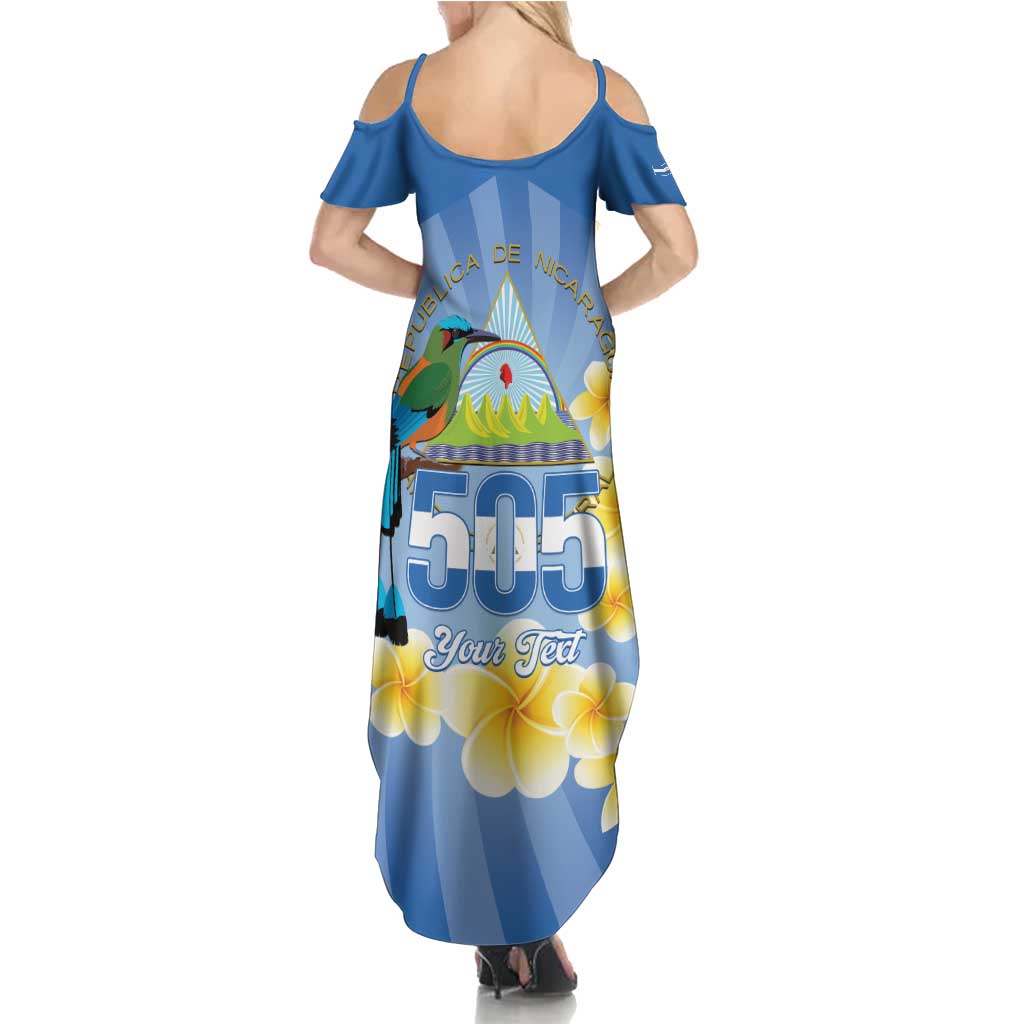 Personalized Nicaragua Independence Day Family Matching Summer Maxi Dress and Hawaiian Shirt 505 Proud Guardabarranco Sacuanjoche - Wonder Print Shop