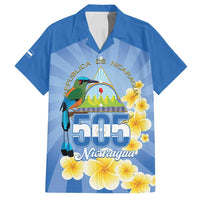 Personalized Nicaragua Independence Day Family Matching Tank Maxi Dress and Hawaiian Shirt 505 Proud Guardabarranco Sacuanjoche - Wonder Print Shop