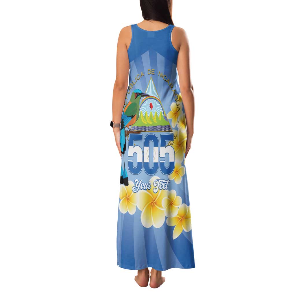 Personalized Nicaragua Independence Day Family Matching Tank Maxi Dress and Hawaiian Shirt 505 Proud Guardabarranco Sacuanjoche - Wonder Print Shop