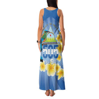 Personalized Nicaragua Independence Day Family Matching Tank Maxi Dress and Hawaiian Shirt 505 Proud Guardabarranco Sacuanjoche - Wonder Print Shop