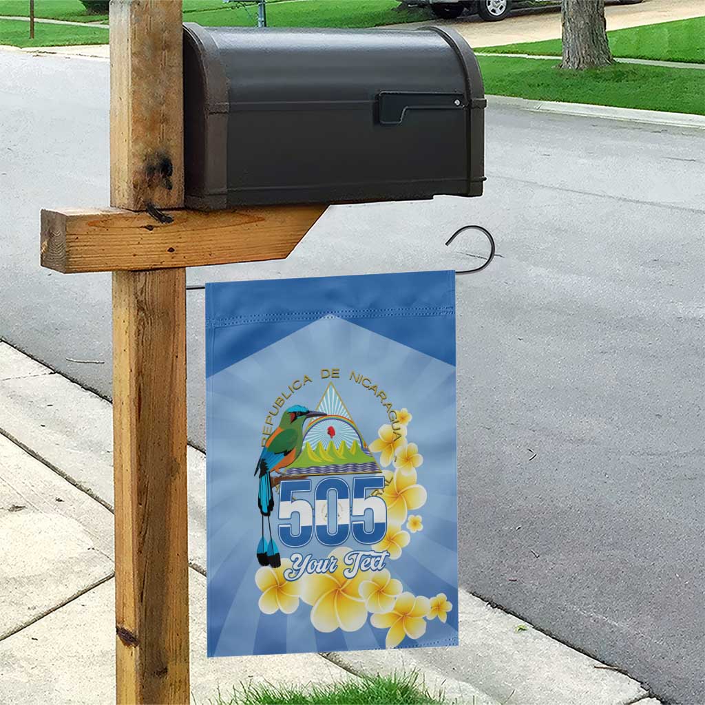 Personalized Nicaragua Independence Day Garden Flag 505 Proud Guardabarranco Sacuanjoche - Wonder Print Shop