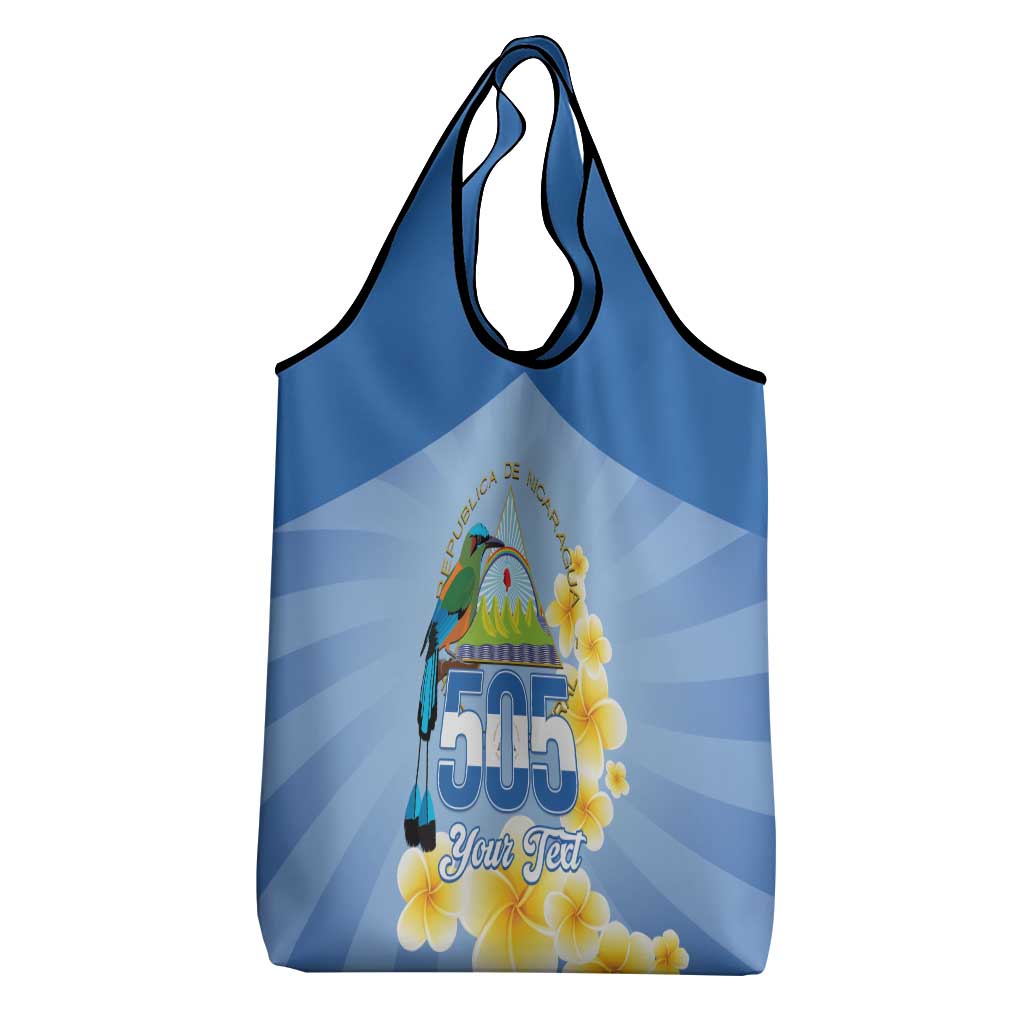 Personalized Nicaragua Independence Day Grocery Bag 505 Proud Guardabarranco Sacuanjoche - Wonder Print Shop