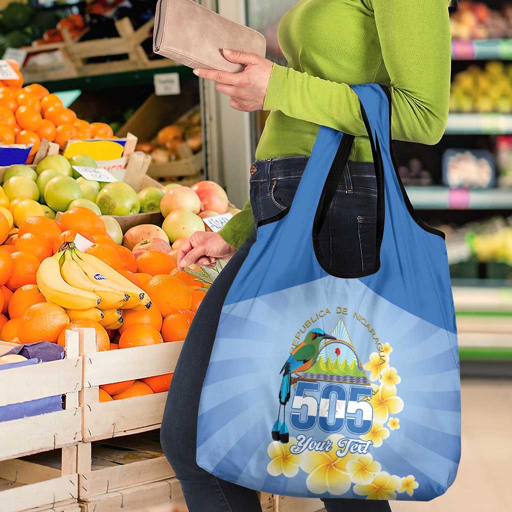 Personalized Nicaragua Independence Day Grocery Bag 505 Proud Guardabarranco Sacuanjoche - Wonder Print Shop