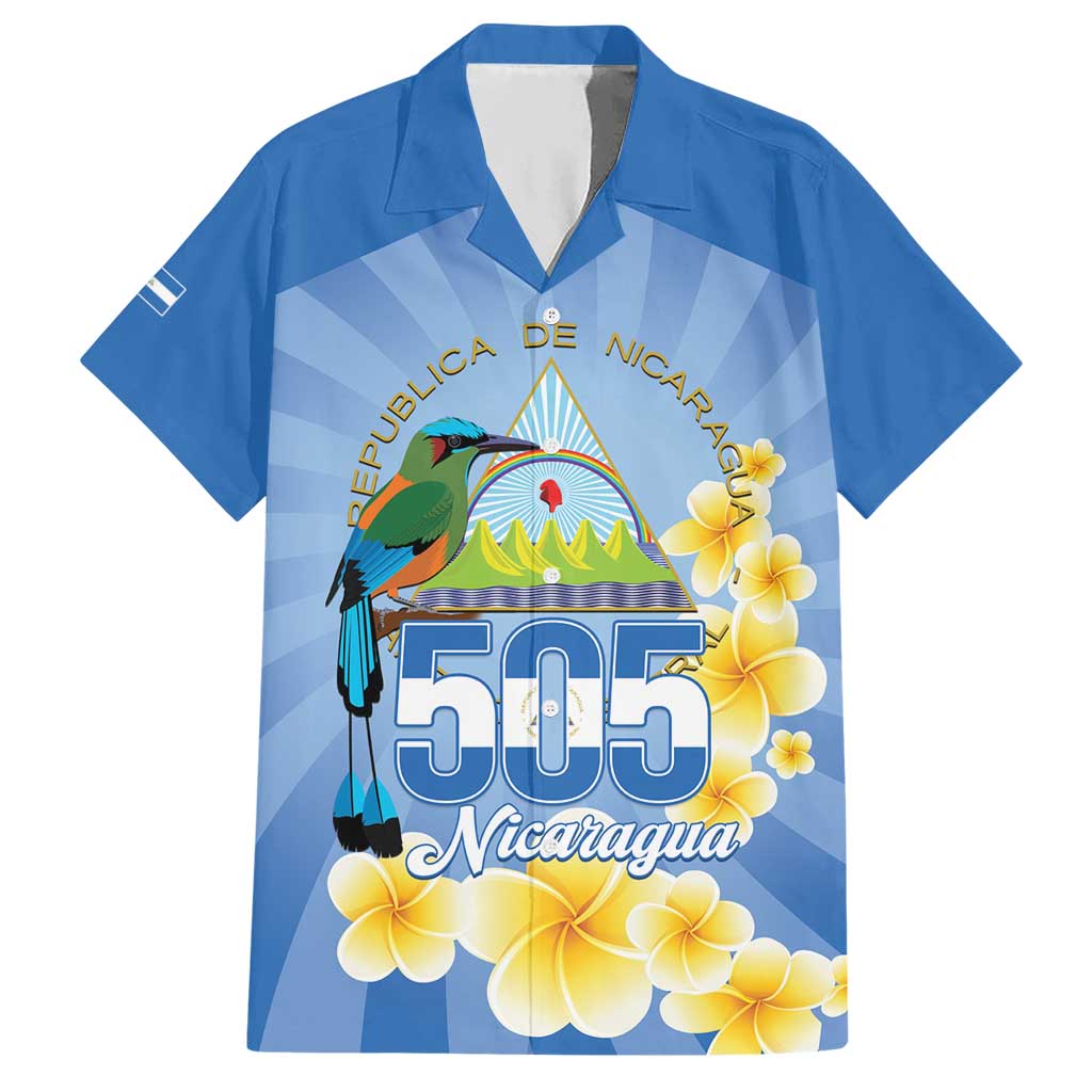 Personalized Nicaragua Independence Day Hawaiian Shirt 505 Proud Guardabarranco Sacuanjoche - Wonder Print Shop