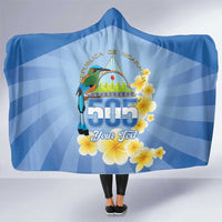 Personalized Nicaragua Independence Day Hooded Blanket 505 Proud Guardabarranco Sacuanjoche - Wonder Print Shop