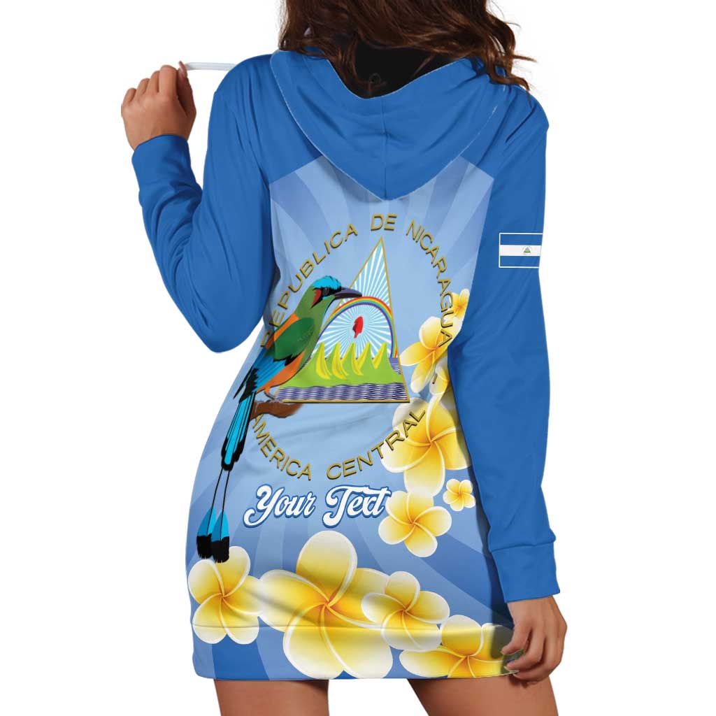 Personalized Nicaragua Independence Day Hoodie Dress 505 Proud Guardabarranco Sacuanjoche - Wonder Print Shop