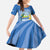 Personalized Nicaragua Independence Day Kid Short Sleeve Dress 505 Proud Guardabarranco Sacuanjoche - Wonder Print Shop