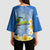 Personalized Nicaragua Independence Day Kimono Sleeve Blouse 505 Proud Guardabarranco Sacuanjoche - Wonder Print Shop