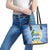 Personalized Nicaragua Independence Day Leather Tote Bag 505 Proud Guardabarranco Sacuanjoche - Wonder Print Shop