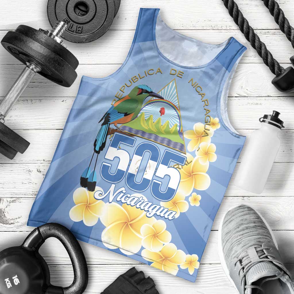 Personalized Nicaragua Independence Day Men Tank Top 505 Proud Guardabarranco Sacuanjoche - Wonder Print Shop