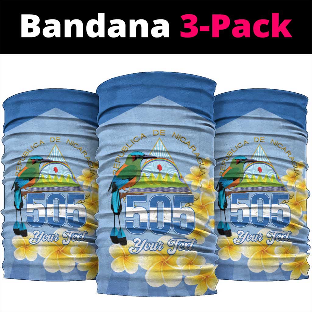 Personalized Nicaragua Independence Day Neck Gaiter 505 Proud Guardabarranco Sacuanjoche - Wonder Print Shop