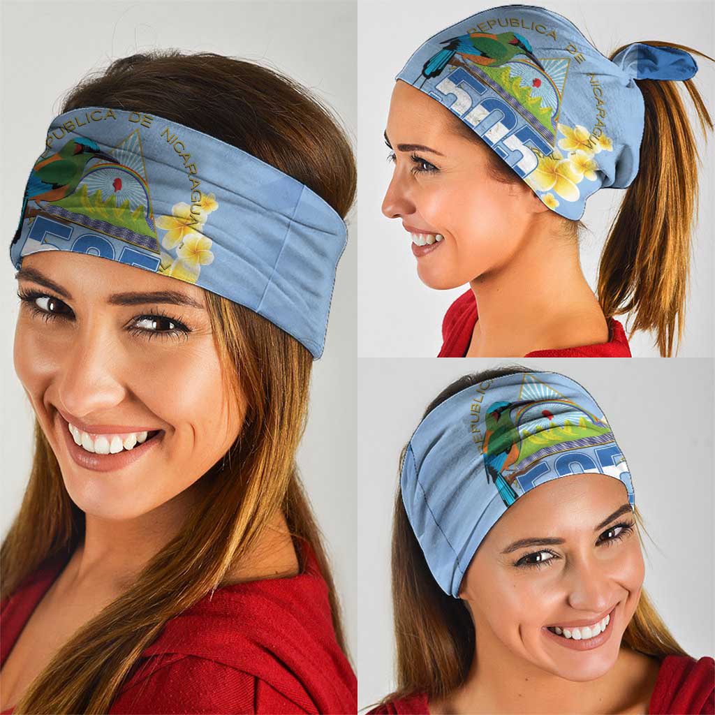 Personalized Nicaragua Independence Day Neck Gaiter 505 Proud Guardabarranco Sacuanjoche - Wonder Print Shop