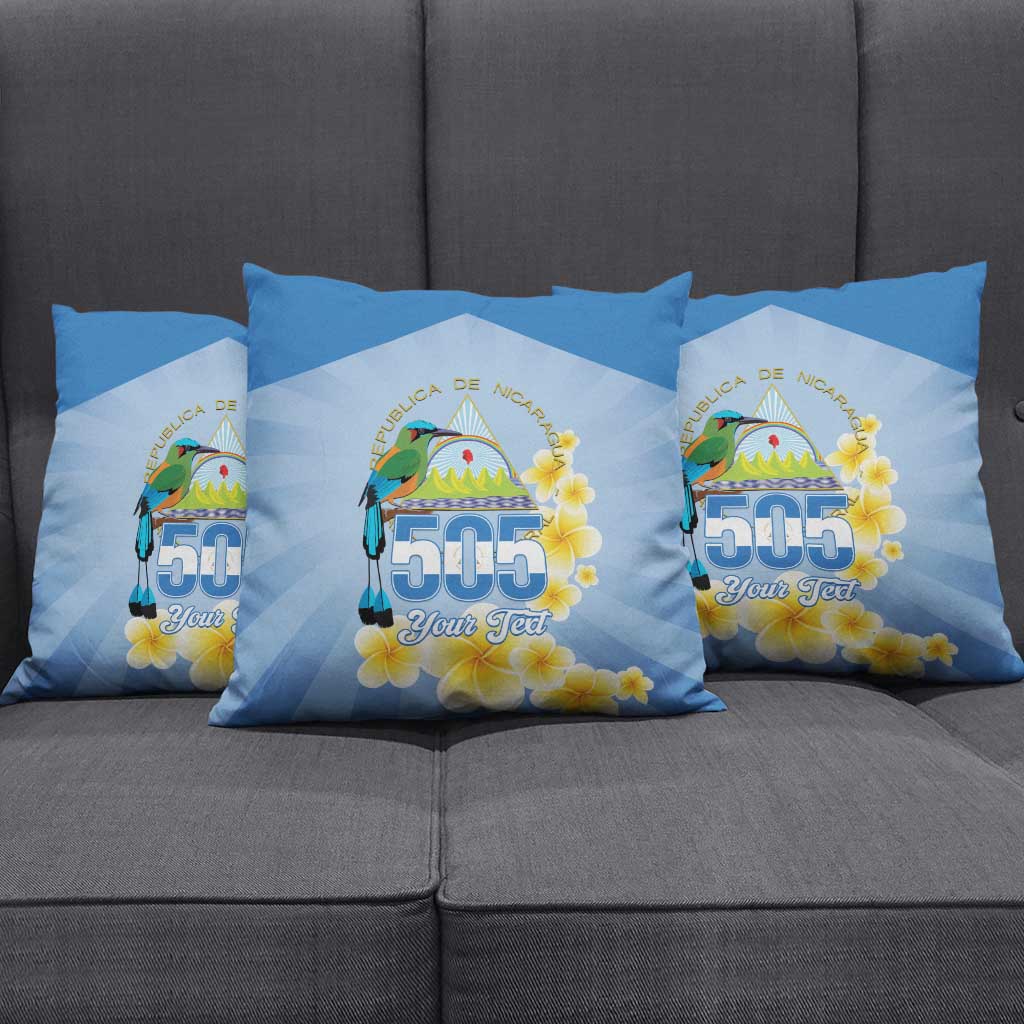 Personalized Nicaragua Independence Day Pillow Cover 505 Proud Guardabarranco Sacuanjoche - Wonder Print Shop