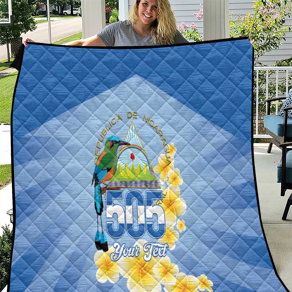 Personalized Nicaragua Independence Day Quilt 505 Proud Guardabarranco Sacuanjoche - Wonder Print Shop