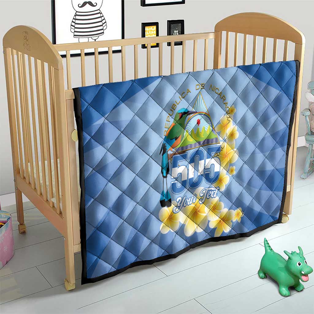 Personalized Nicaragua Independence Day Quilt 505 Proud Guardabarranco Sacuanjoche - Wonder Print Shop