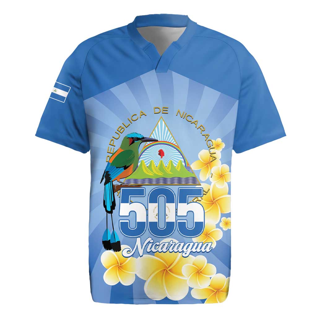 Personalized Nicaragua Independence Day Rugby Jersey 505 Proud Guardabarranco Sacuanjoche - Wonder Print Shop