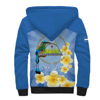 Personalized Nicaragua Independence Day Sherpa Hoodie 505 Proud Guardabarranco Sacuanjoche - Wonder Print Shop