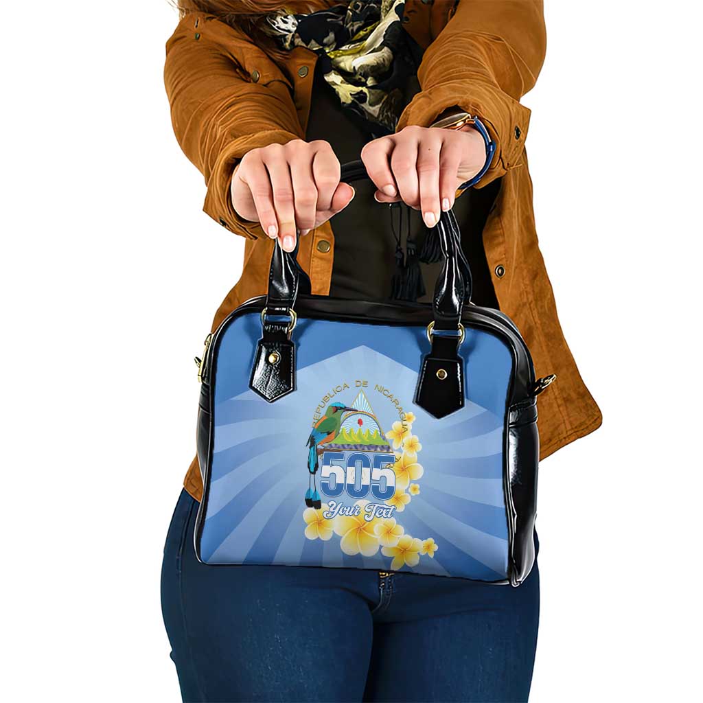 Personalized Nicaragua Independence Day Shoulder Handbag 505 Proud Guardabarranco Sacuanjoche - Wonder Print Shop