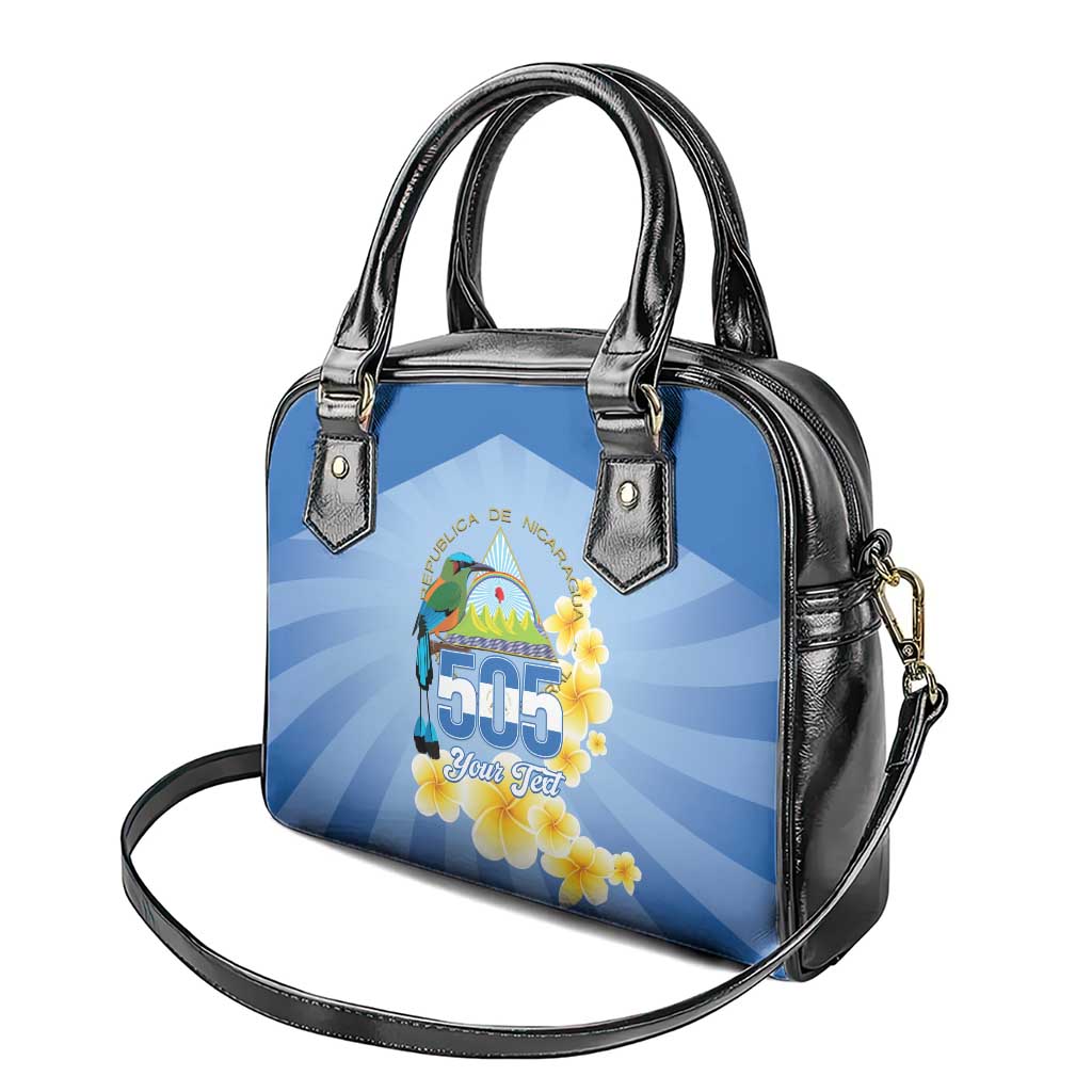 Personalized Nicaragua Independence Day Shoulder Handbag 505 Proud Guardabarranco Sacuanjoche - Wonder Print Shop