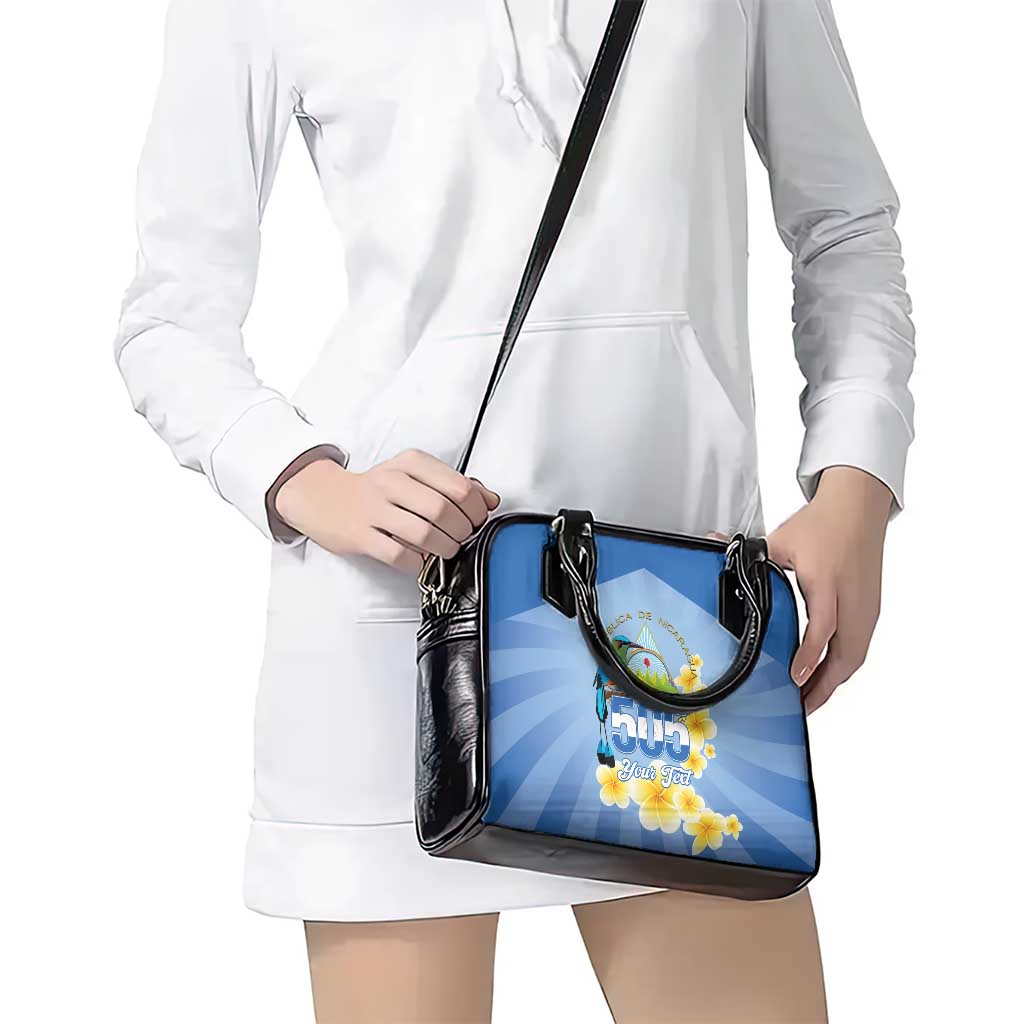 Personalized Nicaragua Independence Day Shoulder Handbag 505 Proud Guardabarranco Sacuanjoche - Wonder Print Shop