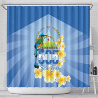 Personalized Nicaragua Independence Day Shower Curtain 505 Proud Guardabarranco Sacuanjoche - Wonder Print Shop