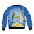 Personalized Nicaragua Independence Day Sleeve Zip Bomber Jacket 505 Proud Guardabarranco Sacuanjoche - Wonder Print Shop
