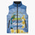 Personalized Nicaragua Independence Day Sleeveless Puffer Jacket 505 Proud Guardabarranco Sacuanjoche - Wonder Print Shop