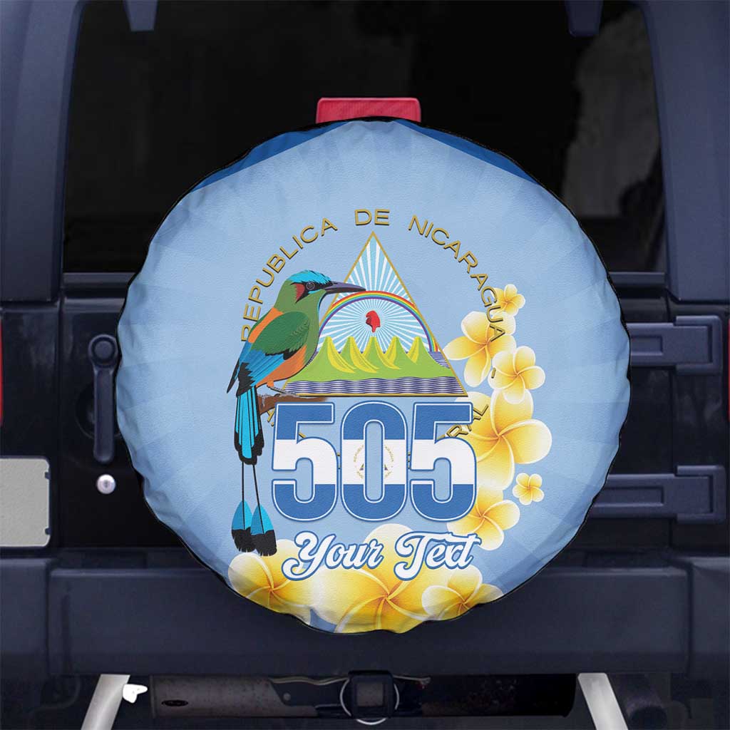 Personalized Nicaragua Independence Day Spare Tire Cover 505 Proud Guardabarranco Sacuanjoche - Wonder Print Shop
