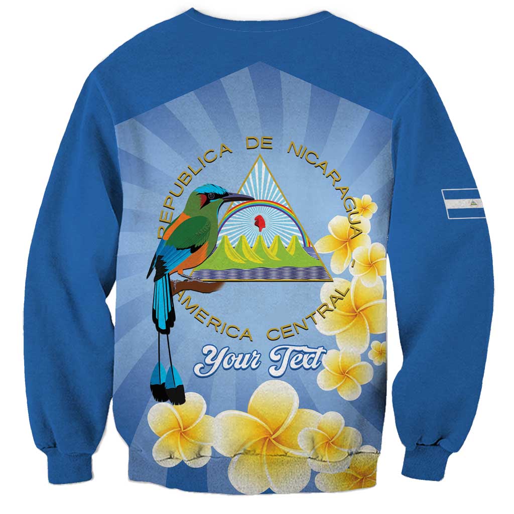 Personalized Nicaragua Independence Day Sweatshirt 505 Proud Guardabarranco Sacuanjoche - Wonder Print Shop
