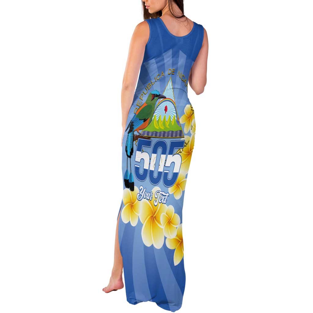 Personalized Nicaragua Independence Day Tank Maxi Dress 505 Proud Guardabarranco Sacuanjoche - Wonder Print Shop