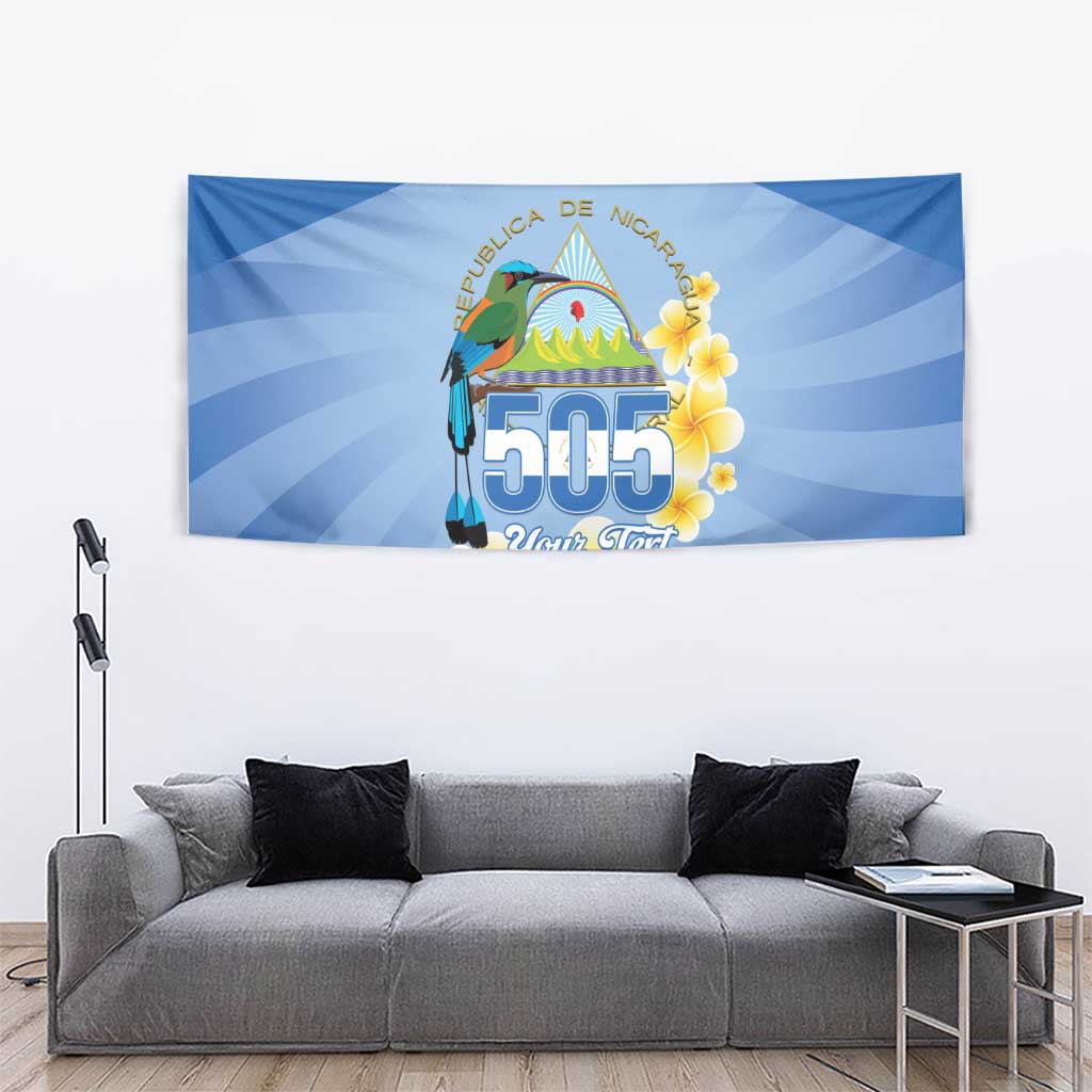 Personalized Nicaragua Independence Day Tapestry 505 Proud Guardabarranco Sacuanjoche - Wonder Print Shop